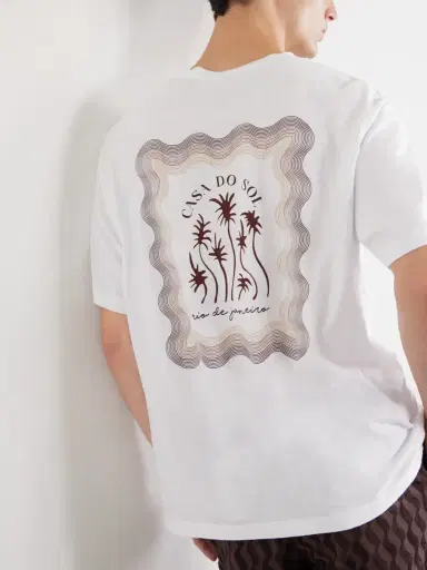 Frescobol Carioca Dinis Printed Cotton-Jersey T-Shirt - Men | Thumbnail 5 Frescobol Carioca Dinis Printed Cotton-Jersey T-Shirt - Men | Thumbnail 5