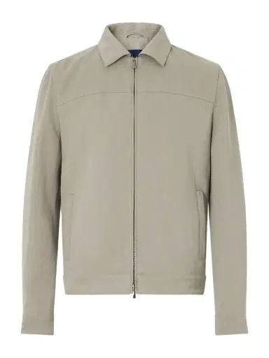 Thom Sweeney Linen Bomber Jacket - Men | Thumbnail 1 Thom Sweeney Linen Bomber Jacket - Men | Thumbnail 1