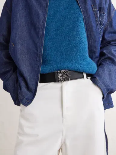 Loewe 4cm Anagram Reversible Leather Belt - Men | Thumbnail 2 Loewe 4cm Anagram Reversible Leather Belt - Men | Thumbnail 2