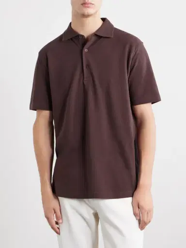 Frescobol Carioca Luca Organic Cotton Piqué Polo Shirt - Men | Thumbnail 3 Frescobol Carioca Luca Organic Cotton Piqué Polo Shirt - Men | Thumbnail 3