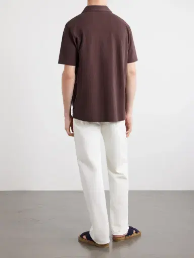 Frescobol Carioca Luca Organic Cotton Piqué Polo Shirt - Men | Thumbnail 4 Frescobol Carioca Luca Organic Cotton Piqué Polo Shirt - Men | Thumbnail 4