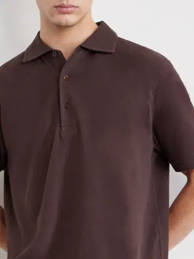 Frescobol Carioca Luca Organic Cotton Piqué Polo Shirt - Men | Thumbnail 5 Frescobol Carioca Luca Organic Cotton Piqué Polo Shirt - Men | Thumbnail 5
