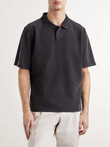 Corridor Garment-Dyed Cotton-Piqué Polo Shirt - Men | Thumbnail 3 Corridor Garment-Dyed Cotton-Piqué Polo Shirt - Men | Thumbnail 3