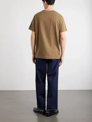A.P.C. Oliver Logo-Embroidered Cotton-Jersey T-Shirt - Men | Thumbnail 4 A.P.C. Oliver Logo-Embroidered Cotton-Jersey T-Shirt - Men | Thumbnail 4