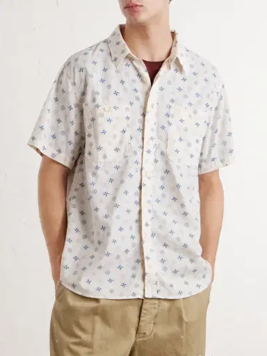 RRL Printed Linen and Cotton-Blend Shirt - Men | Thumbnail 3 RRL Printed Linen and Cotton-Blend Shirt - Men | Thumbnail 3
