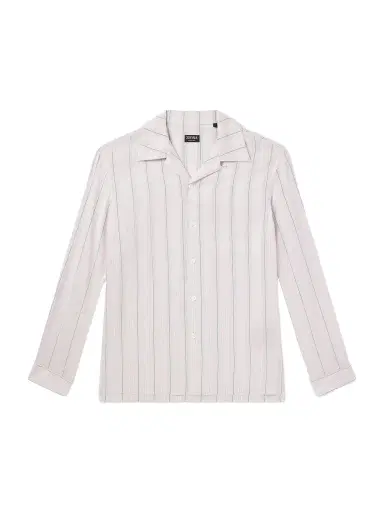 Zegna Striped Camp-Collar Silk Shirt - Men | Thumbnail 1 Zegna Striped Camp-Collar Silk Shirt - Men | Thumbnail 1