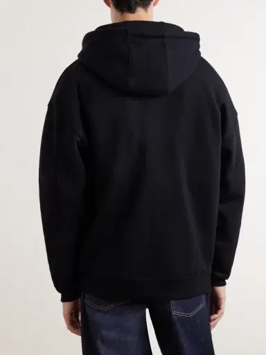 Loewe Anagram-Embroidered Cotton-Jersey Zip-Up Hoodie - Men | Thumbnail 4 Loewe Anagram-Embroidered Cotton-Jersey Zip-Up Hoodie - Men | Thumbnail 4