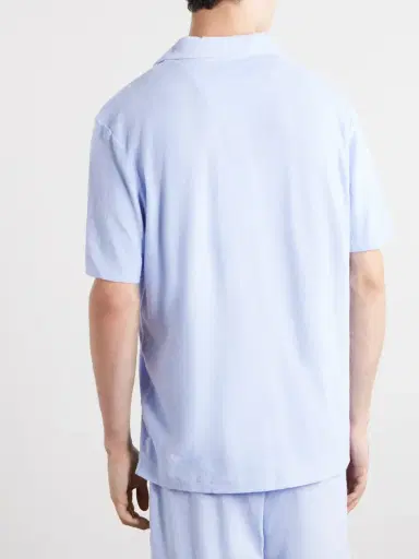 Frescobol Carioca Faustino Terry Cotton Blend Polo Shirts - Men | Thumbnail 4 Frescobol Carioca Faustino Terry Cotton Blend Polo Shirts - Men | Thumbnail 4