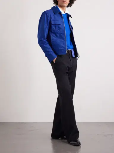 Tom Ford Slim-Fit Cotton-Satin Blouson Jacket - Men | Thumbnail 2 Tom Ford Slim-Fit Cotton-Satin Blouson Jacket - Men | Thumbnail 2