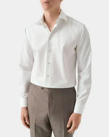 Eton Men's Elevated Supima Cotton Dress Shirt | Thumbnail 4 Eton Men's Elevated Supima Cotton Dress Shirt | Thumbnail 4