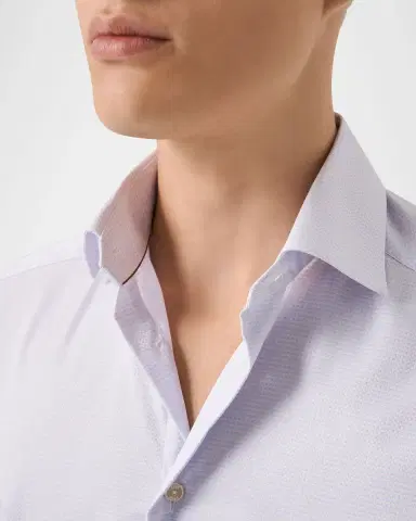 Eton Men's Micro-Woven Elevated Twill Dress Shirt | Thumbnail 5 Eton Men's Micro-Woven Elevated Twill Dress Shirt | Thumbnail 5