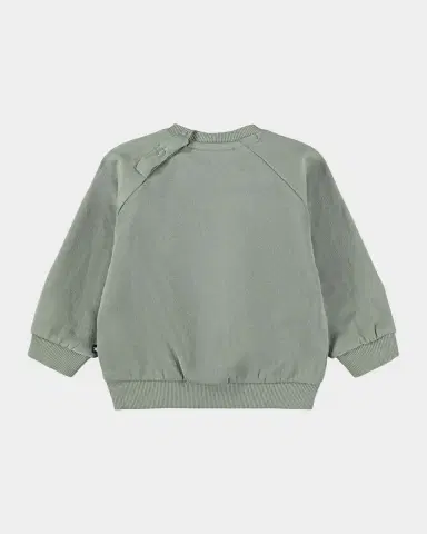 Molo Boy 's Disc White Noise Cotton Sweatshirt, Size 3M-2 | Thumbnail 3 Molo Boy 's Disc White Noise Cotton Sweatshirt, Size 3M-2 | Thumbnail 3