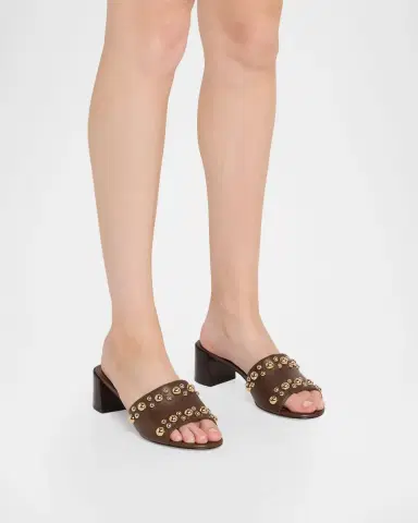 Stuart Weitzman 50mm Perry Embellished Leather Slide Sandals | Thumbnail 2 Stuart Weitzman 50mm Perry Embellished Leather Slide Sandals | Thumbnail 2