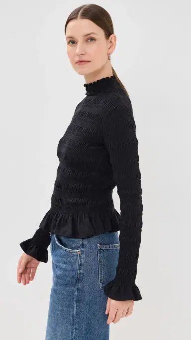 Merlette Kantor Jersey Top Black | Thumbnail 4 Merlette Kantor Jersey Top Black | Thumbnail 4