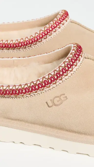 UGG Tasman II Slippers Sand/Dark Cherry | Thumbnail 6 UGG Tasman II Slippers Sand/Dark Cherry | Thumbnail 6
