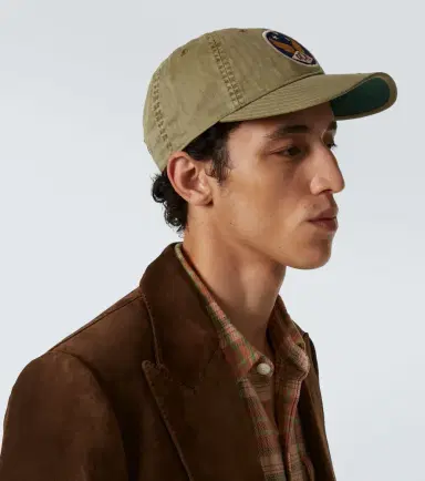 RRL Embroidered cotton cap | Thumbnail 4 RRL Embroidered cotton cap | Thumbnail 4