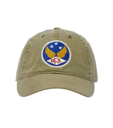 RRL Embroidered cotton cap | Thumbnail 1 RRL Embroidered cotton cap | Thumbnail 1