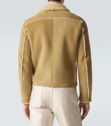 Tom Ford Shearling-trimmed leather jacket | Thumbnail 6 Tom Ford Shearling-trimmed leather jacket | Thumbnail 6