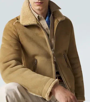 Tom Ford Shearling-trimmed leather jacket | Thumbnail 7 Tom Ford Shearling-trimmed leather jacket | Thumbnail 7