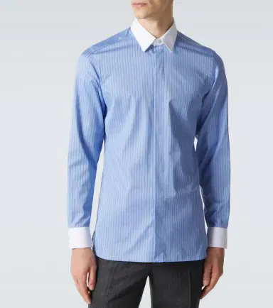 Tom Ford Striped cotton satin shirt | Thumbnail 2 Tom Ford Striped cotton satin shirt | Thumbnail 2