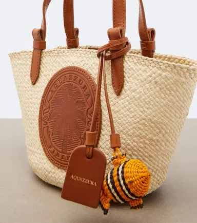Aquazzura Tropical Mini raffia top-handle bag | Thumbnail 2 Aquazzura Tropical Mini raffia top-handle bag | Thumbnail 2