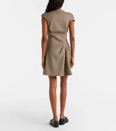 McQueen Draped gathered minidress | Thumbnail 5 McQueen Draped gathered minidress | Thumbnail 5