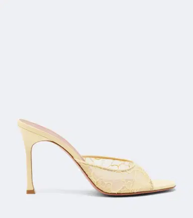 Amina Muaddi Alexa lace mules | Thumbnail 4 Amina Muaddi Alexa lace mules | Thumbnail 4