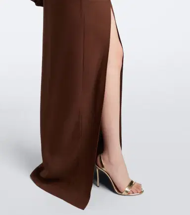 Taller Marmo Brooks scarf-detail caped maxi dress | Thumbnail 5 Taller Marmo Brooks scarf-detail caped maxi dress | Thumbnail 5