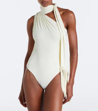 Taller Marmo Siwa scarf-detail swimsuit and beach cover-up set | Thumbnail 2 Taller Marmo Siwa scarf-detail swimsuit and beach cover-up set | Thumbnail 2