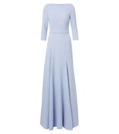 Safiyaa Emilia crêpe gown | Thumbnail 1 Safiyaa Emilia crêpe gown | Thumbnail 1