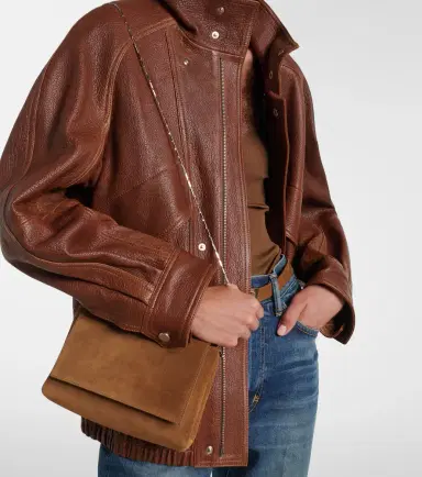 Nour Hammour Zeina suede shoulder bag | Thumbnail 4 Nour Hammour Zeina suede shoulder bag | Thumbnail 4