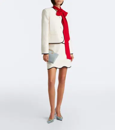 Valentino Garavani VLogo lace slingback pumps | Thumbnail 6 Valentino Garavani VLogo lace slingback pumps | Thumbnail 6