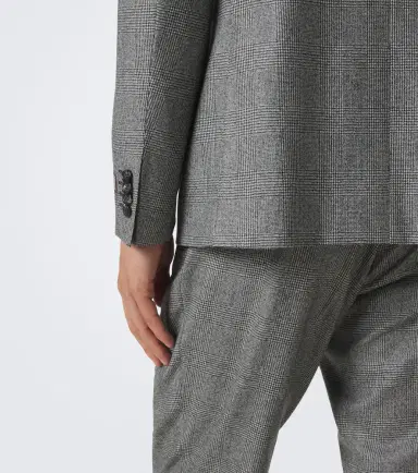 Canali Checked double-breasted wool suit | Thumbnail 4 Canali Checked double-breasted wool suit | Thumbnail 4