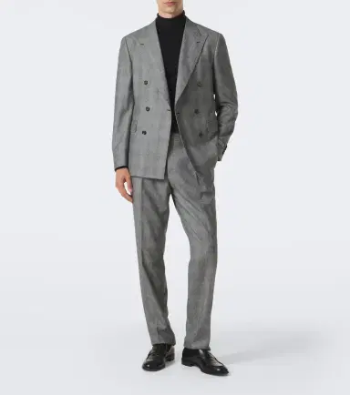 Canali Checked double-breasted wool suit | Thumbnail 5 Canali Checked double-breasted wool suit | Thumbnail 5