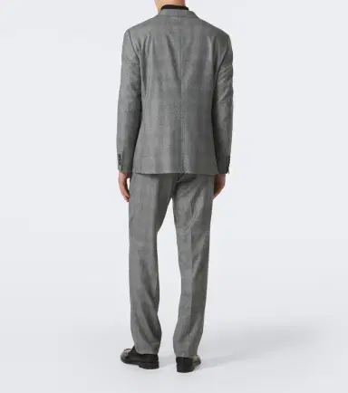 Canali Checked double-breasted wool suit | Thumbnail 6 Canali Checked double-breasted wool suit | Thumbnail 6