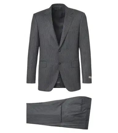 Canali Chalk stripe wool suit | Thumbnail 1 Canali Chalk stripe wool suit | Thumbnail 1