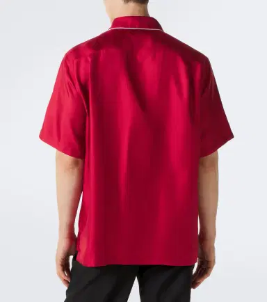 Dolce & Gabbana Silk satin bowling shirt | Thumbnail 3 Dolce & Gabbana Silk satin bowling shirt | Thumbnail 3
