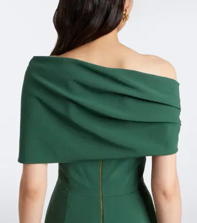 Carolina Herrera Off-shoulder wool-blend cocktail dress | Thumbnail 4 Carolina Herrera Off-shoulder wool-blend cocktail dress | Thumbnail 4