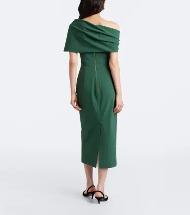 Carolina Herrera Off-shoulder wool-blend cocktail dress | Thumbnail 6 Carolina Herrera Off-shoulder wool-blend cocktail dress | Thumbnail 6