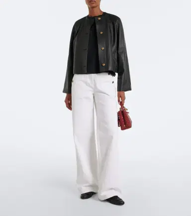Max Mara Ruffled cotton jersey T-shirt | Thumbnail 2 Max Mara Ruffled cotton jersey T-shirt | Thumbnail 2