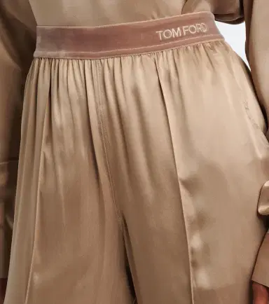 Tom Ford Silk satin straight pants | Thumbnail 3 Tom Ford Silk satin straight pants | Thumbnail 3