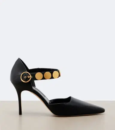 Manolo Blahnik Morgana studded leather pumps | Thumbnail 3 Manolo Blahnik Morgana studded leather pumps | Thumbnail 3