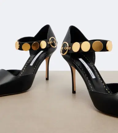 Manolo Blahnik Morgana studded leather pumps | Thumbnail 4 Manolo Blahnik Morgana studded leather pumps | Thumbnail 4