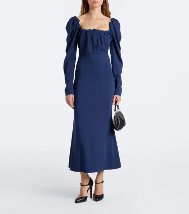 Vivienne Westwood Gathered crêpe de chine gown | Thumbnail 2 Vivienne Westwood Gathered crêpe de chine gown | Thumbnail 2