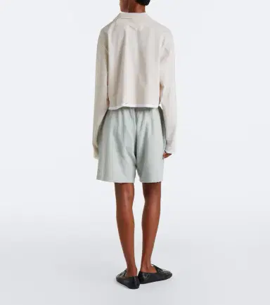 Prada Cotton fleece shorts | Thumbnail 2 Prada Cotton fleece shorts | Thumbnail 2