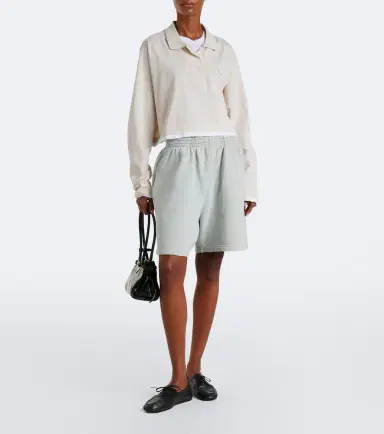 Prada Cotton fleece shorts | Thumbnail 6 Prada Cotton fleece shorts | Thumbnail 6