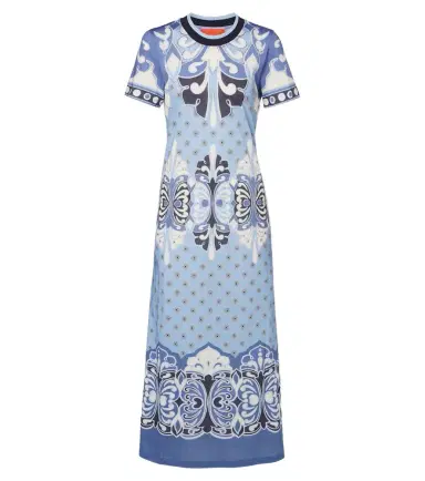 La DoubleJ Sporty Swing printed cotton jersey midi dress | Thumbnail 1 La DoubleJ Sporty Swing printed cotton jersey midi dress | Thumbnail 1