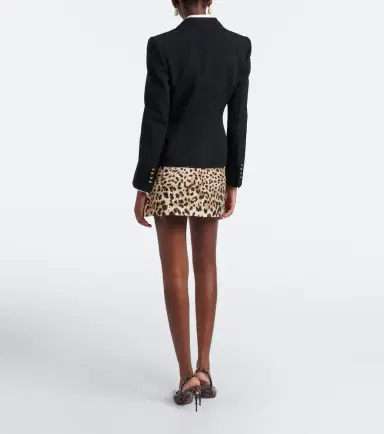 Dolce & Gabbana Leopard-print cotton and silk-blend miniskirt | Thumbnail 4 Dolce & Gabbana Leopard-print cotton and silk-blend miniskirt | Thumbnail 4