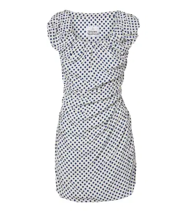 Vivienne Westwood Ginnie Amber draped polka-dot minidress | Thumbnail 1 Vivienne Westwood Ginnie Amber draped polka-dot minidress | Thumbnail 1