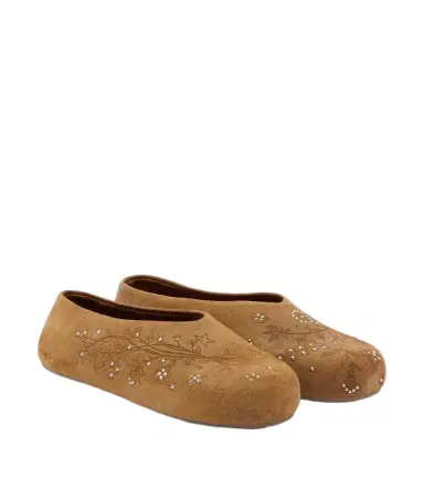 Golden Goose Tierra studded suede slip-on shoes | Thumbnail 1 Golden Goose Tierra studded suede slip-on shoes | Thumbnail 1